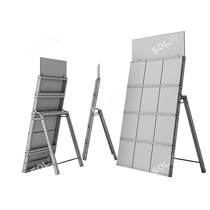 Exhibition Stand Set of 3 3D model image 7