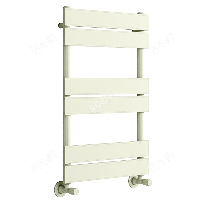 Sleek Avezzano Anthracite Towel Warmer 3D model image 2