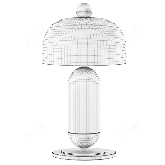 Enchanted Mushroom Table Lamp 3D model image 2