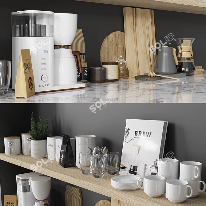 Kitchen Utensils Set & Accessories 3D model image 2