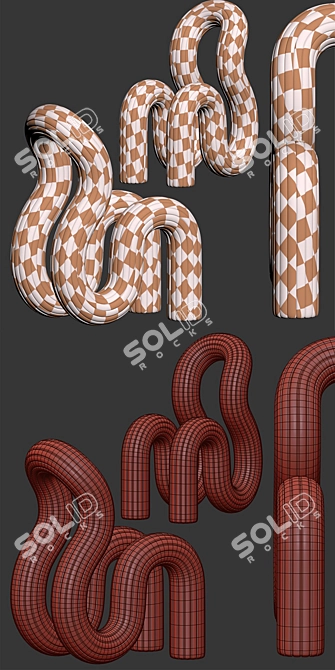 Modern ARA THOROSE 7M Chair 3D model image 7