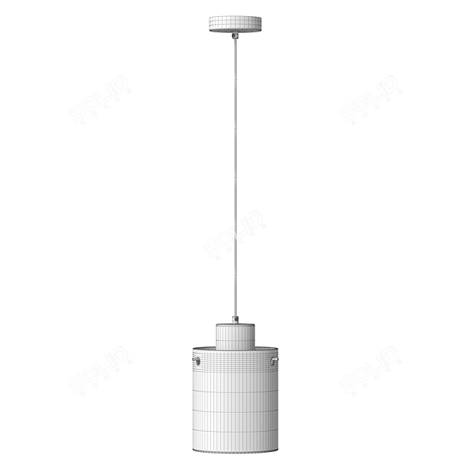  Trim 50227/1 Smoky Pendant Light 3D model image 3