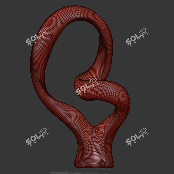 Flauna Large Decorative Object 3D model image 5