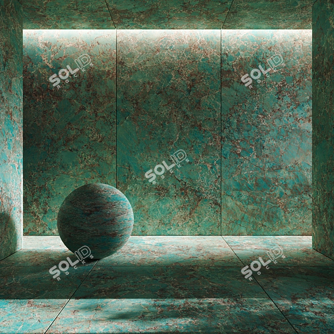 Illusion Ceramic Granite Tiles 3D model image 1