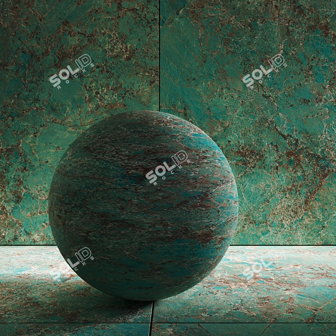 Illusion Ceramic Granite Tiles 3D model image 2