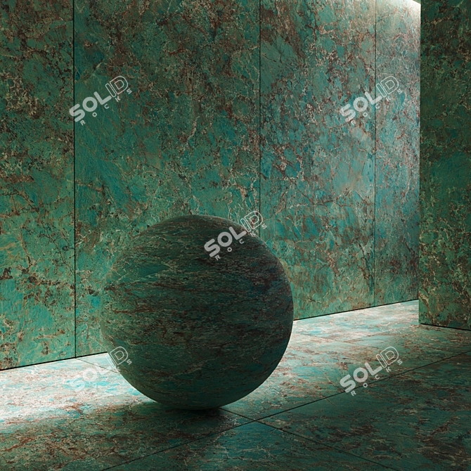 Illusion Ceramic Granite Tiles 3D model image 3