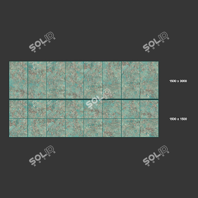 Illusion Ceramic Granite Tiles 3D model image 4