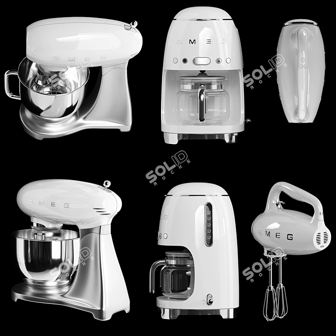 Kitchen Accessories 3D Model Set 3D model image 6