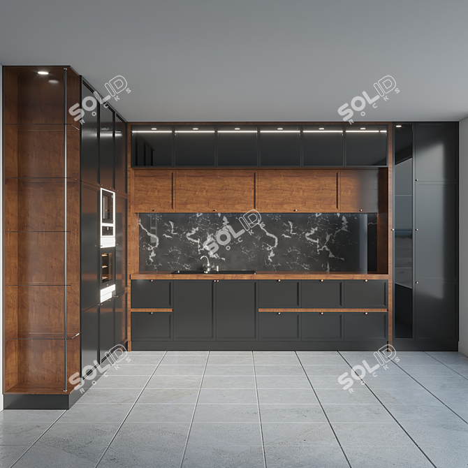 Modern Kitchen Design Collection - No 03 3D model image 6