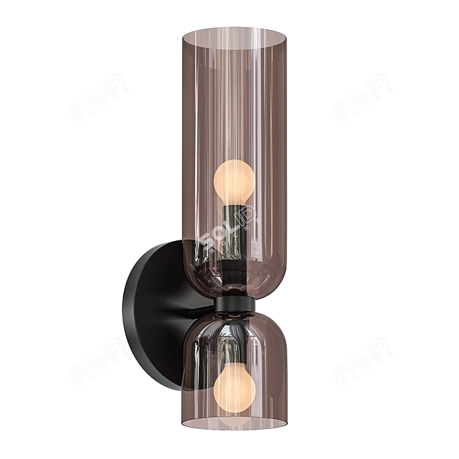 Edie Gray Sconce Lightmaker Design 3D model image 1