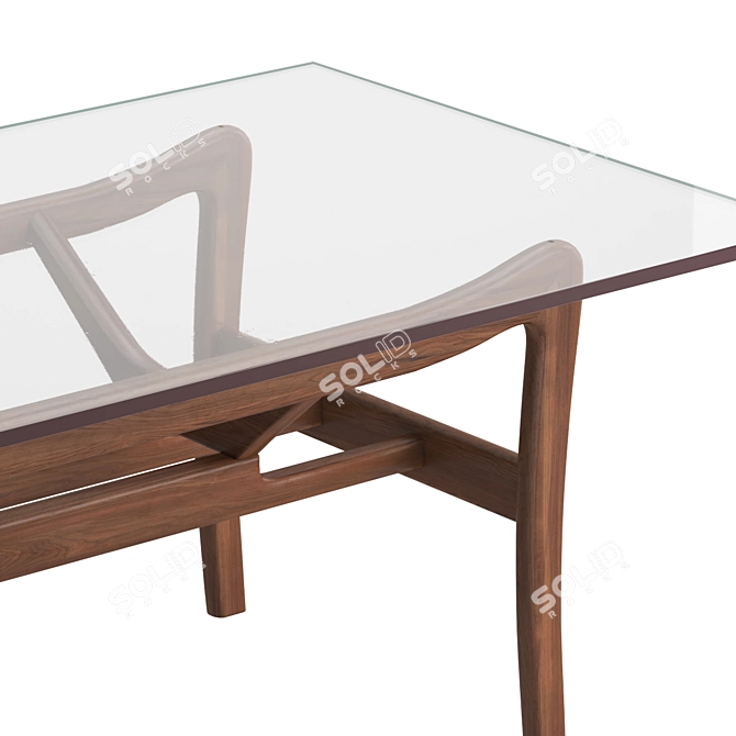 Sleek Modern Noah Coffee Table 3D model image 3