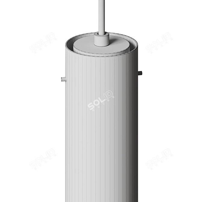 Modern Elegant Lena LED Pendant 3D model image 4