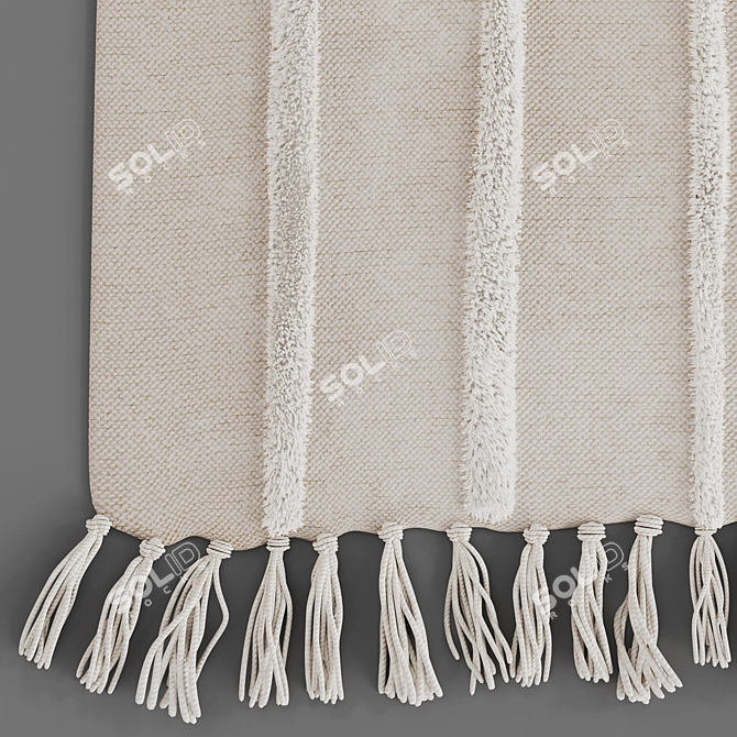 Urban Outfitters Leonie Geo Rug 3D model image 3