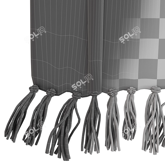 Urban Outfitters Leonie Geo Rug 3D model image 6