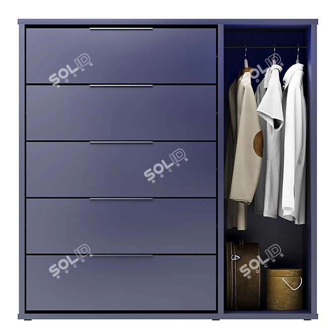 IKEA NORDMELA Storage Dresser Display 3D model image 2