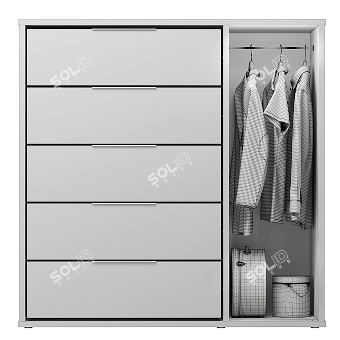 IKEA NORDMELA Storage Dresser Display 3D model image 5