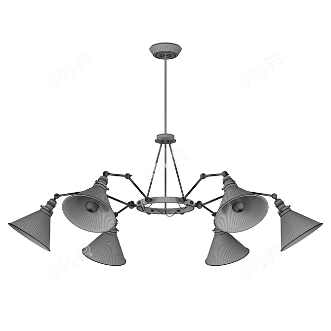 Elstead Lighting Pendant Light PV6-PN 3D model image 2