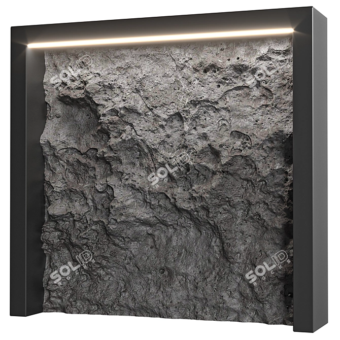 Modern Stone Wall Panels - 2015 3D model image 3