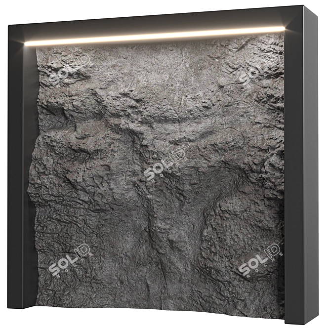 Modern Stone Wall Panels - 2015 3D model image 7