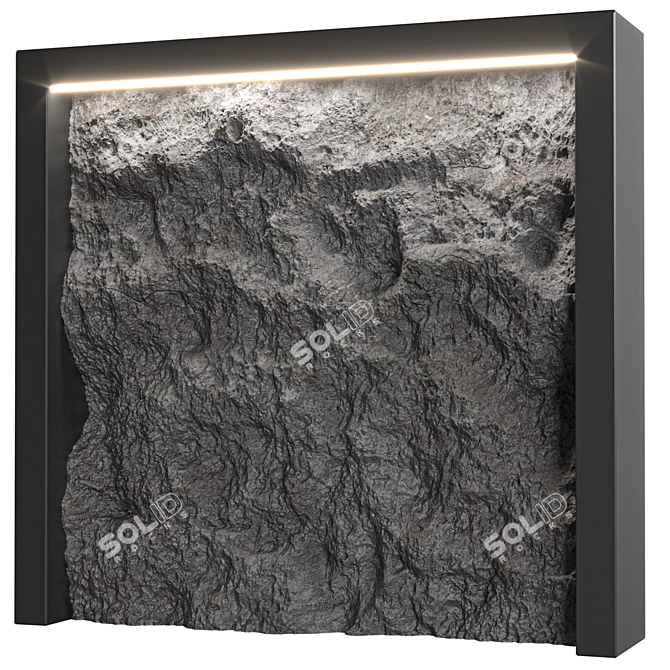 Modern Stone Wall Panels - 2015 3D model image 1