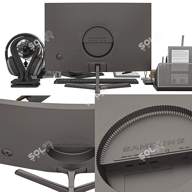 Workspace Essentials Bundle 3D model image 3