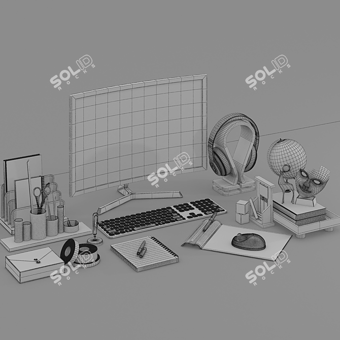 Workspace Essentials Bundle 3D model image 4