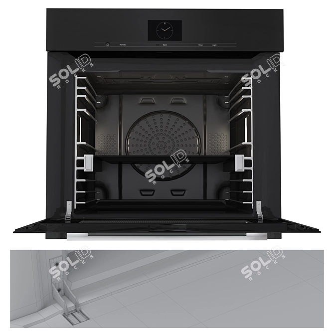 Miele Kitchen Appliance Set 3D model image 4