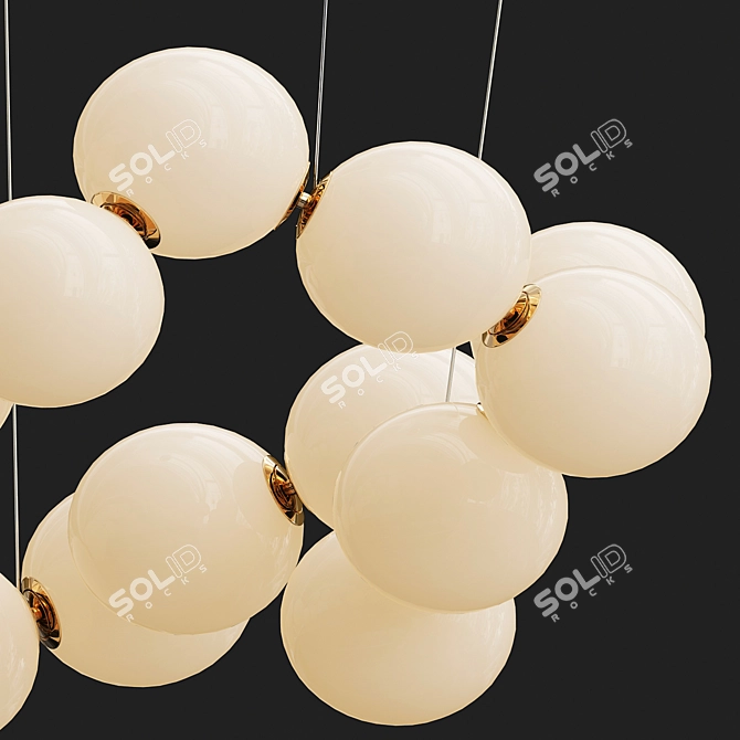 Elegant Corallo 80 Hanging Light 3D model image 3