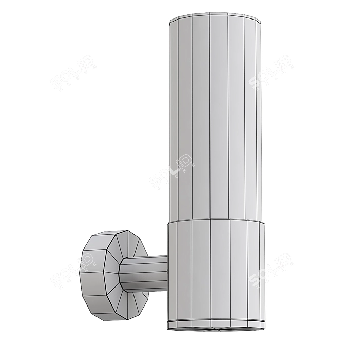 Elegant Outdoor Architectural Lighting 3D model image 2