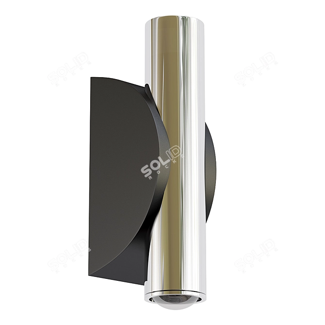 Architectural LED Wall Light Fixture 3D model image 1