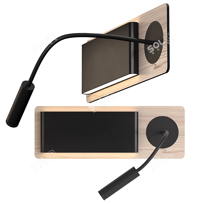 Faro Mood Wall Light 3D model image 1