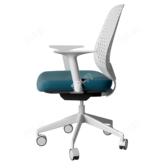 Key Smart Poly Armchair - Ergonomic Office Chair 3D model image 4