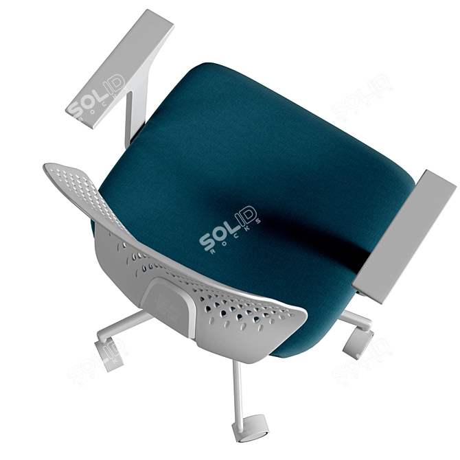 Key Smart Poly Armchair - Ergonomic Office Chair 3D model image 6