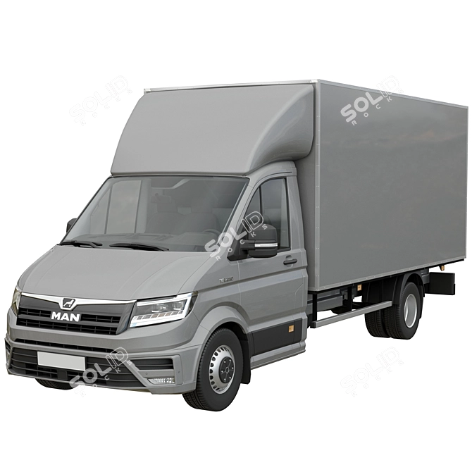 MAN TGE 6.180 MAXI Isotermic Van 3D model image 2