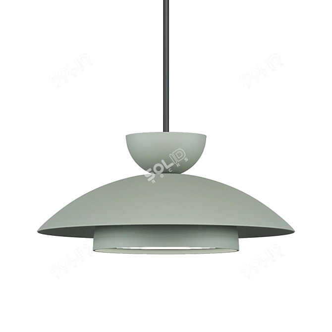 Nexia Pendant Light Collection Tires 3D model image 4