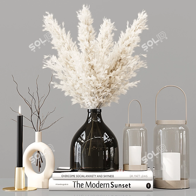 Elegant Decor Set with Models 3D model image 3