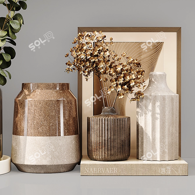 Elegant Decor Set with Models 3D model image 4