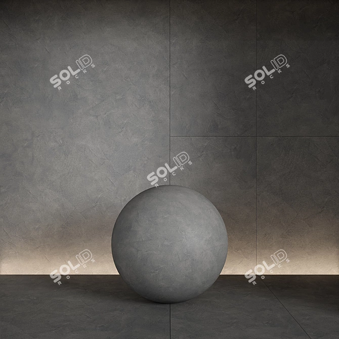 Seamless Ceramic Granite 2000x2000 3D model image 1
