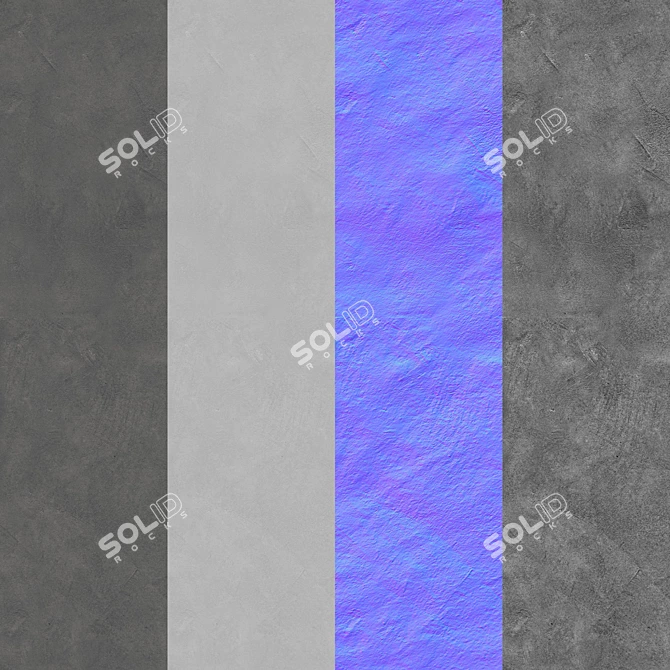 Seamless Ceramic Granite 2000x2000 3D model image 4