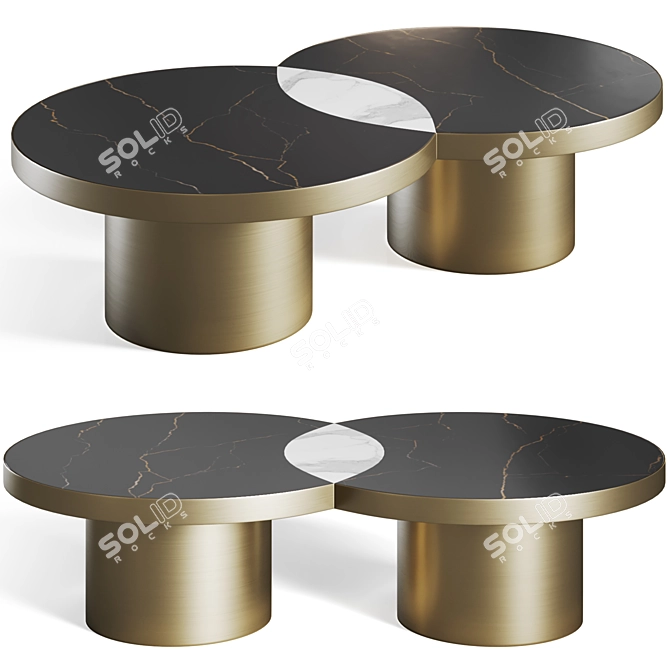Eichholtz BREAKERS Coffee Table 3D model image 1
