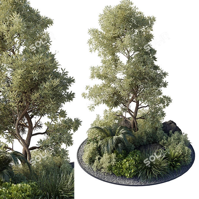 Variety Greenery Collection 3D Models 3D model image 1