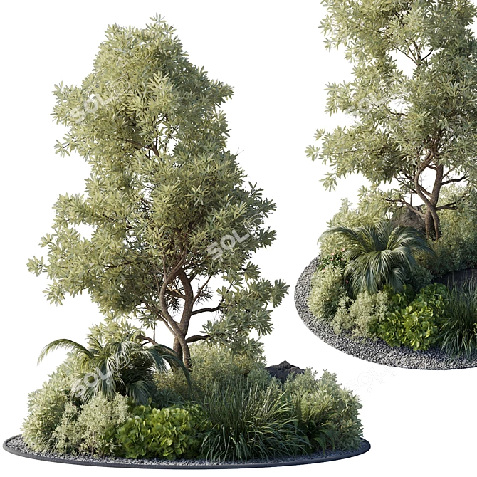 Variety Greenery Collection 3D Models 3D model image 2