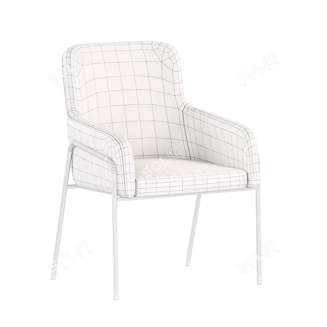 Halmar K-327 Chair Model Render 3D model image 3