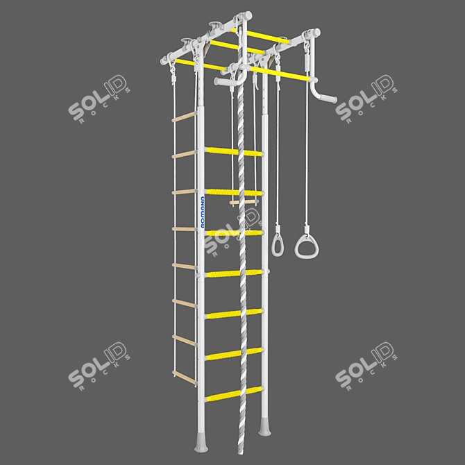 ROMANA R1 Swedish Wall Set 3D model image 1