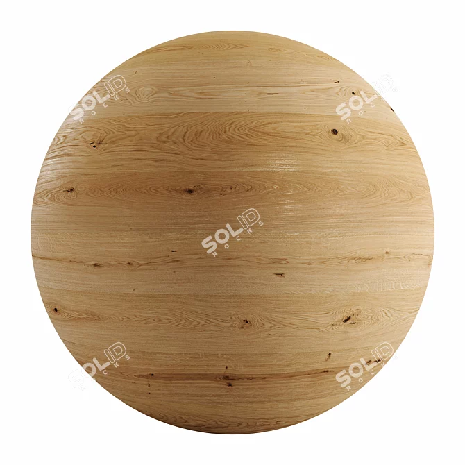 Rustic OAK 01: High-Quality Render 3D model image 1