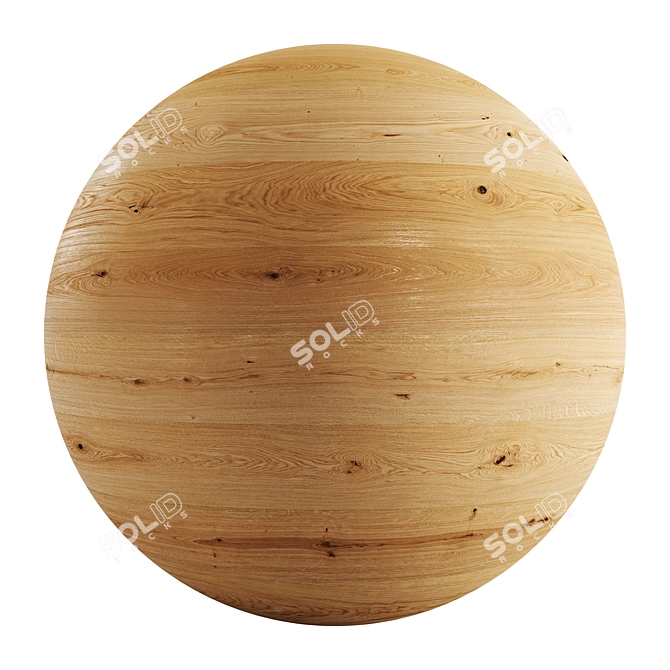 Rustic OAK 01: High-Quality Render 3D model image 4