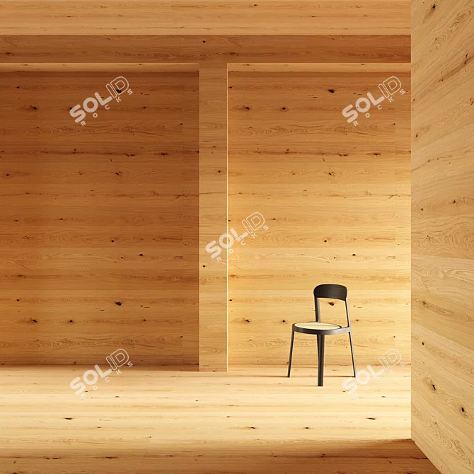 Rustic OAK 01: High-Quality Render 3D model image 6