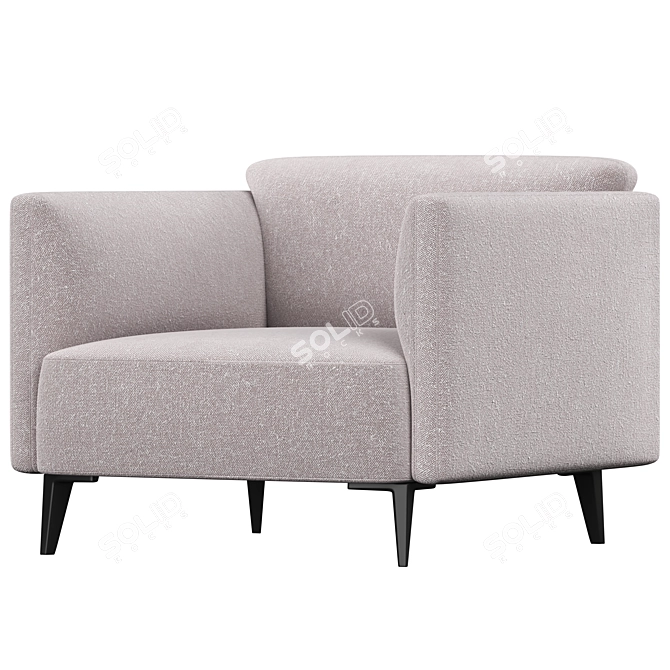 BoConcept Modena Armchair - Modern Elegance 3D model image 2