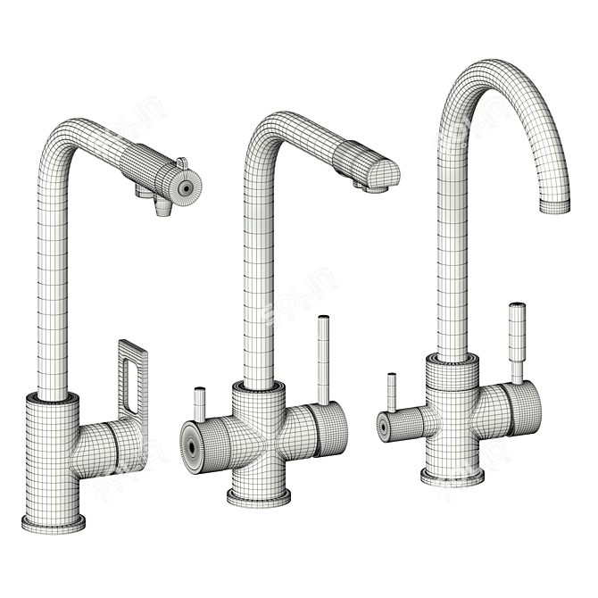 ZORG Kitchen Mixers 3D model image 2