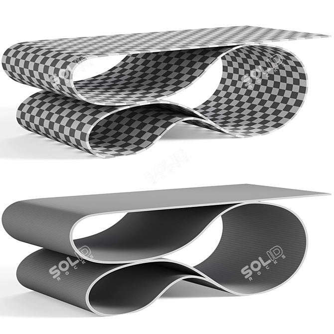 Whorl Coffee Table by Neal Aronowitz 3D model image 3